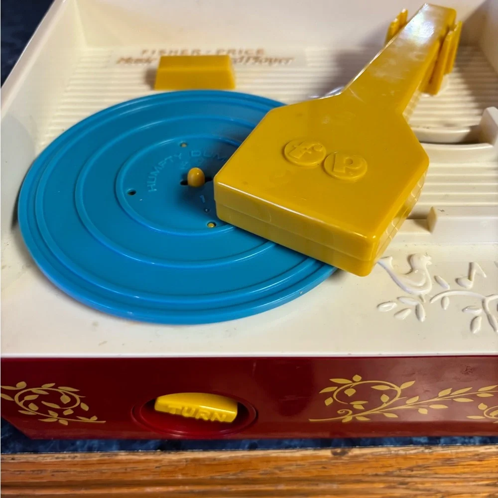 Vintage Fisher-Price Music Box Record Player - Picture 1 of 3
